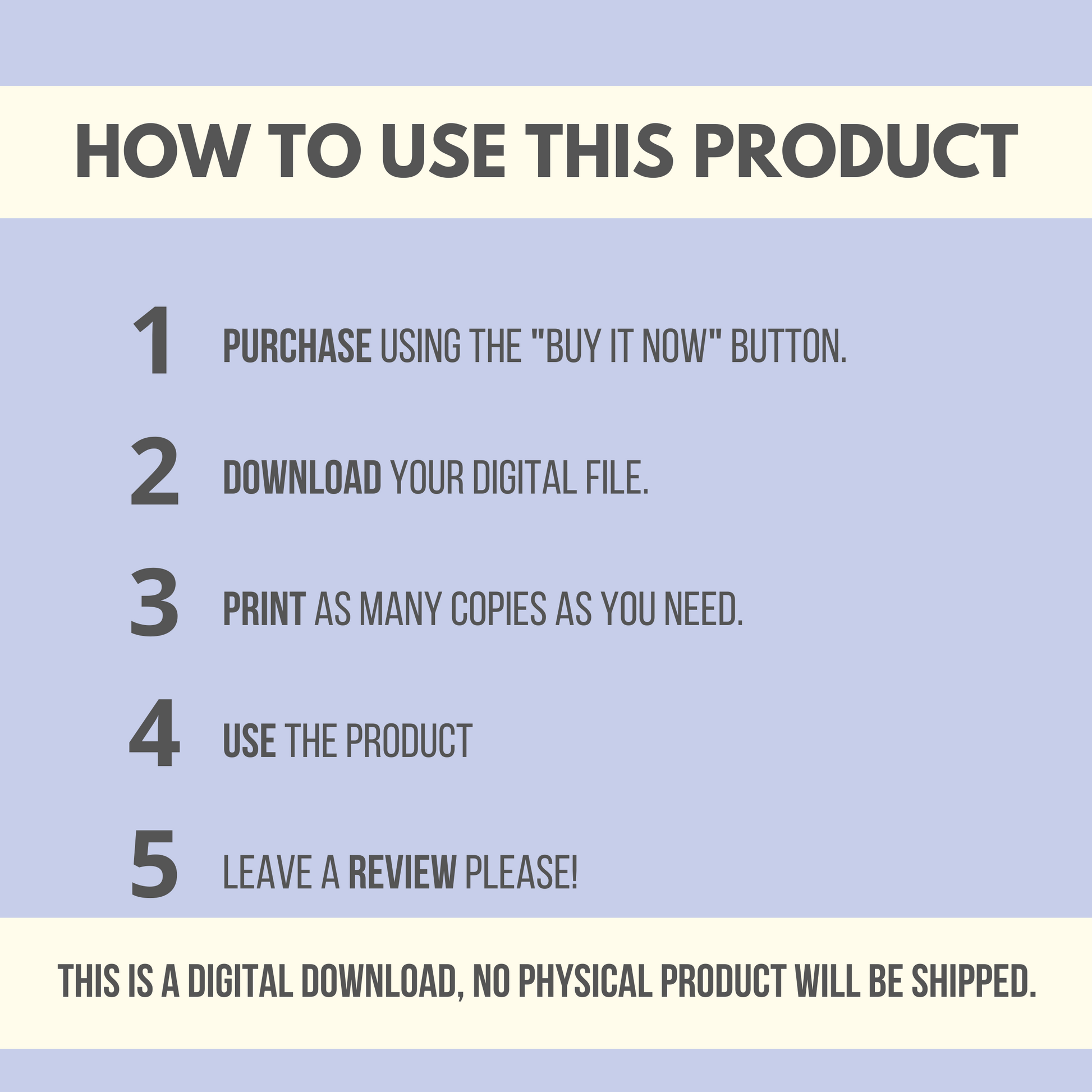 Buy, download and print. This is a digital download, no physical product will be shipped